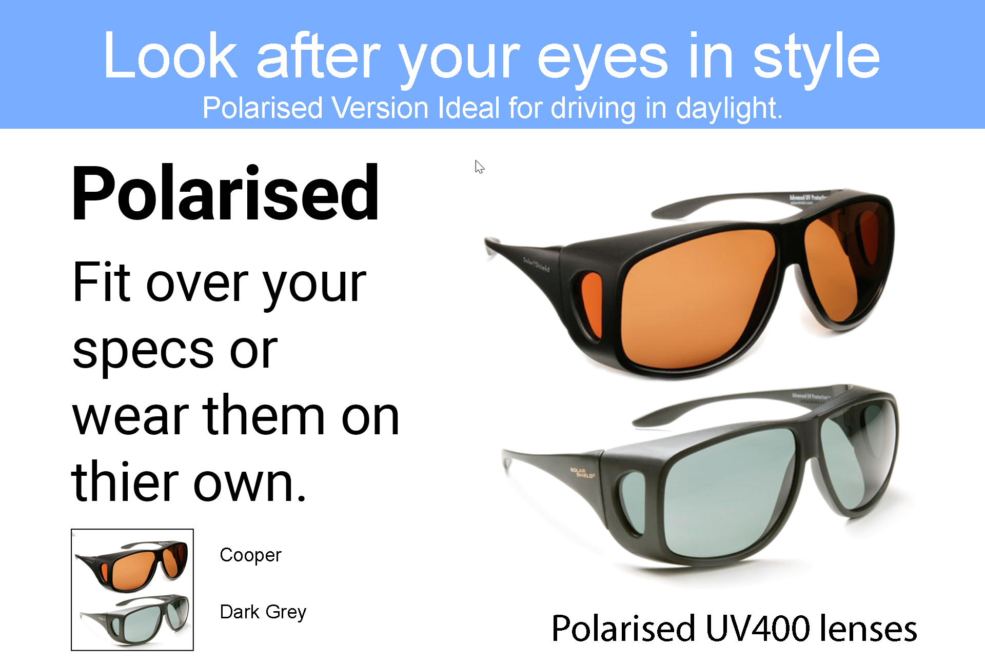 Solar Shield Polarised Sunglasses